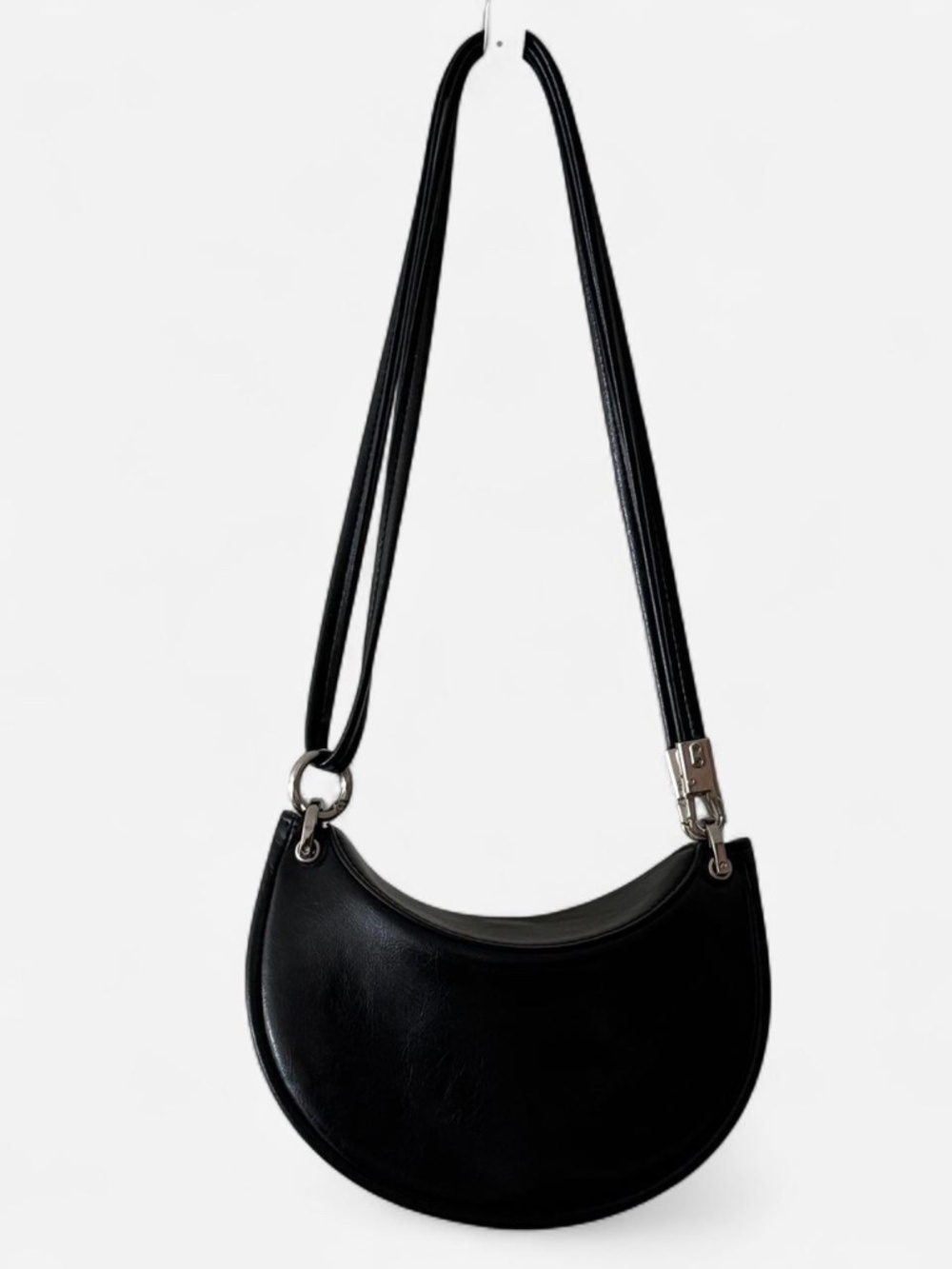 Samo Ondoh Apple Bag Crinkle Mini Black